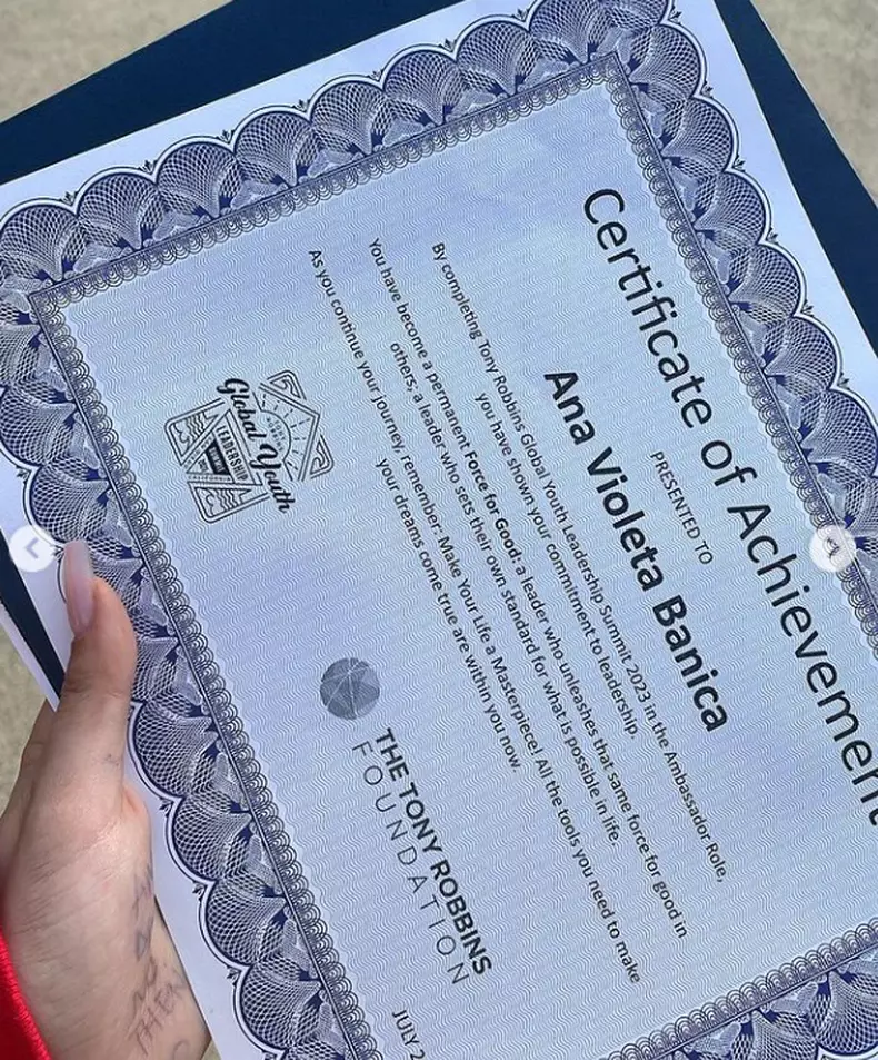 Fiica Andreei Marin și a lui Ștefan Bănică, în centrul atenției în SUA. Ce premiu a obținut Violeta: ”Minunată această experiență” 26 andreea marin