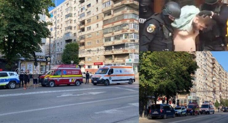 Desfășurare de forțe după ce o tânără a „plonjat” de la etajul 5 al blocului! Iubitul a stat a stat liniștit în casă aproape 2 ore, ignorând politia care bătea la ușă VIDEO