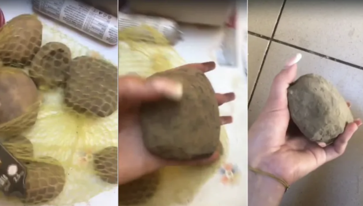 Descoperire șocantă într-un sac de cartofi cumpărat de la supermarket. Ce a putut să găsească o femeie