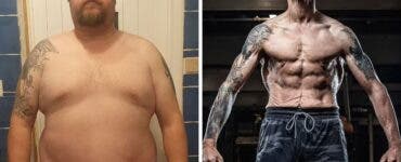 Cum a reușit un bărbat să slăbească 152 de kilograme în doar 18 luni. În trecut consuma 13.000 de calorii pe zi