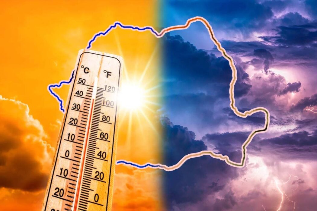 Vreme extremă în România pe 9 august. Unde urcă temperaturile la 38 de grade și unde vin furtunile