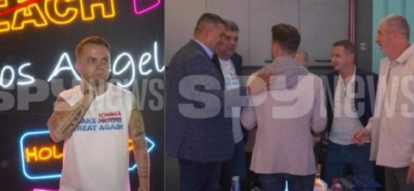 Ce mesaj inedit a avut Ciolacu pe tricoul purtat la aniversarea lui Codin Maticiuc? Imagini de senzație FOTO 26 aniversarea lui Codin Maticiuc