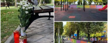 baiat mort in parc