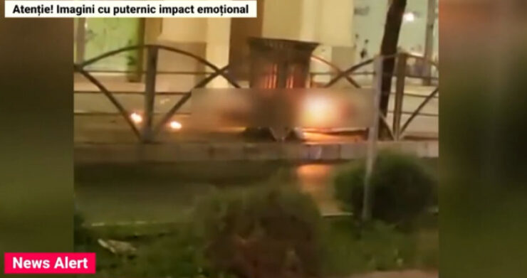 barbat care s-a autoincendiat