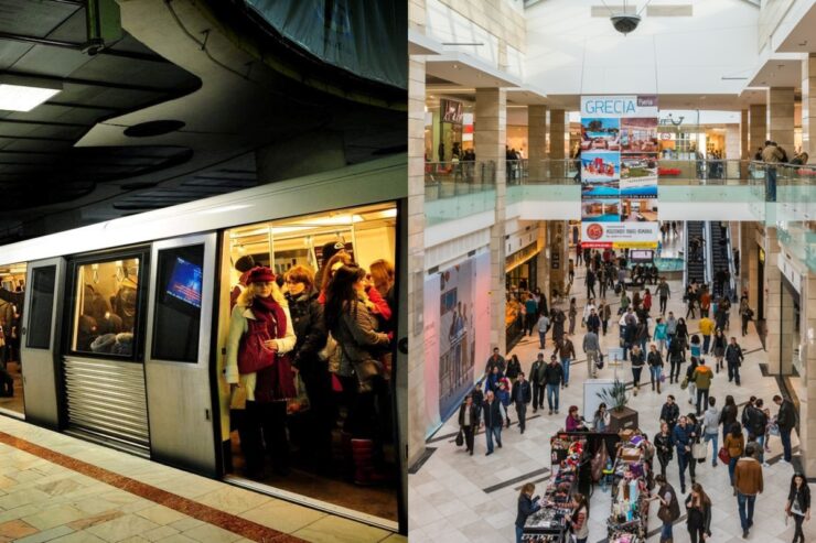 Program special de Sărbători pentru metrou și mall-uri în București: Trenuri mai dese și ore de funcționare extinse 25 Programul de funcționare al mall-urilor de sărbători.