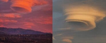 Imagini inedite cu norul OZN din România.