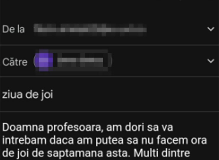 Nu este un banc! E-mailul incredibil pe care un student a putut să îl trimită profesoarei sale: ”Am programat în seara aia un...” 25 e-mail profesoara
