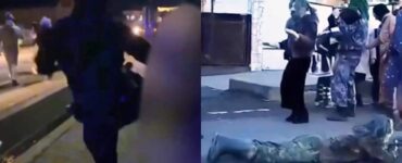 Un ucrainean a fost lovit de un polițist în timp ce se afla la colindat.