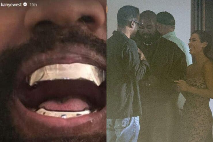 Kanye West face furori cu noua dantură.