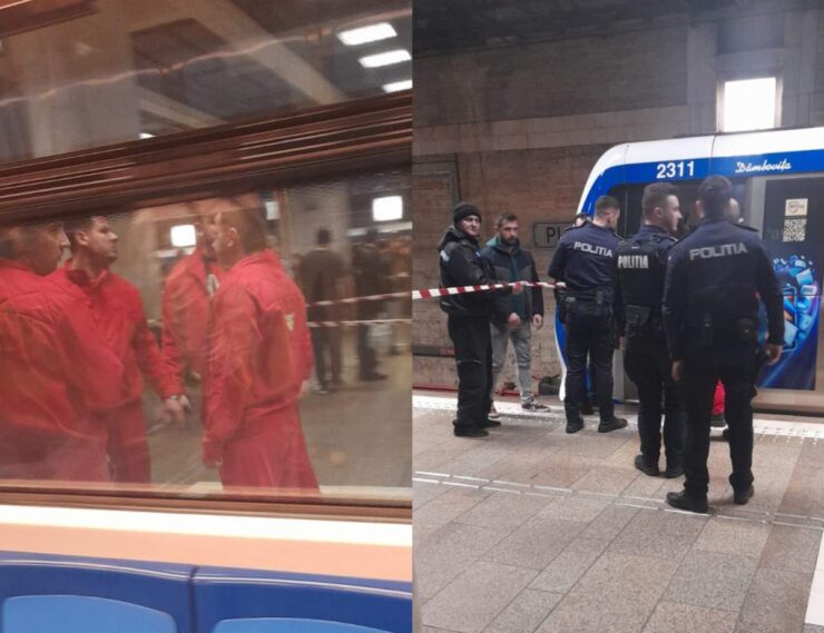 O persoană și-a luat viața în stația de metrou, de la Unirii. Medicii nu au mai putut face nimic 25 barbat metrou