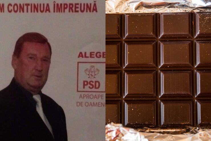 Ion Cioară a fost prins la furat de ciocolată.