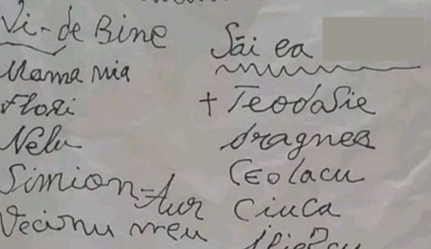 Pomelnicul viral care agită internetul românesc: „Săi ea naiba" FOTO 25 pomelnic