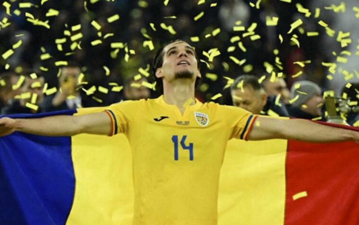 Elena Hagi, o prezență remarcabilă în tribunele stadionului. Soția i-a fost alături lui Ianis Hagi la meciul România-Ucraina 25 ianis hagi