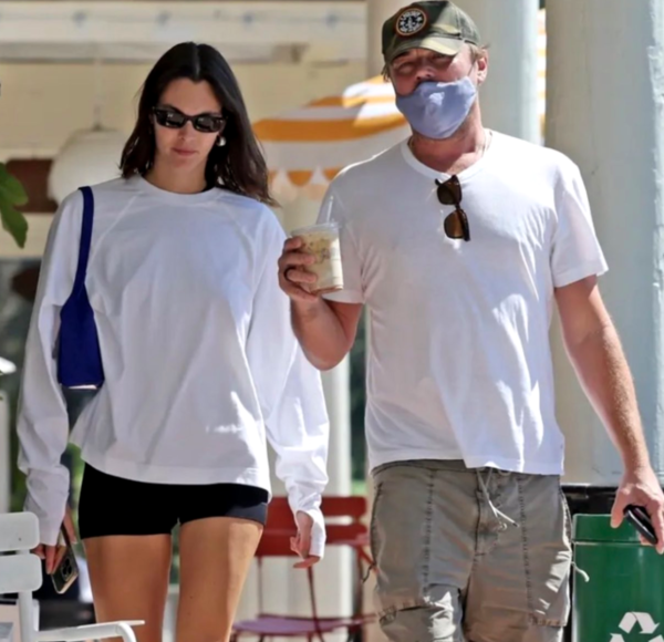 Leonardo DiCaprio și modelul italian Vittoria Ceretti. Sursa foto: X