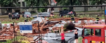 Grindina și ploile puternice au făcut prăpăd în România. Sursă foto: METEOPLUS