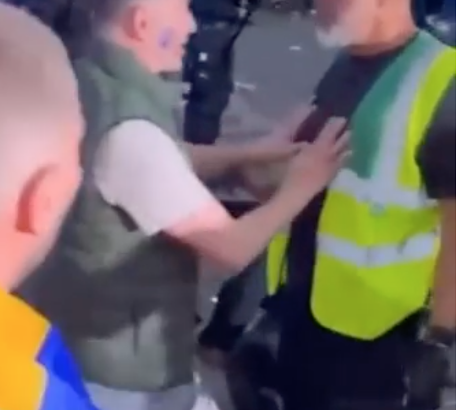 Bătaie între fani la Koln după meciul România-Blegia. Sursă foto: Instagram