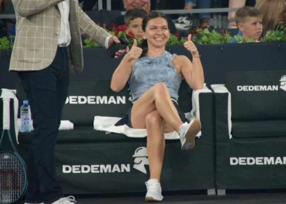 Simona Halep a făcut senzație pe terenul de tenis. Bărbații au rămas șocați când au văzut-o în fustiță scurtă pe teren | FOTO 26 Simona Halep