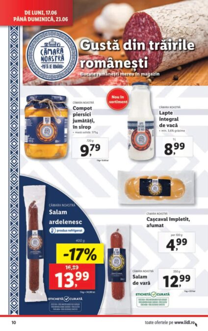 Luni, 17 iunie, Lidl aduce noi produse la raft. Magazinele speră că vor vinde tot 26 17 iunie