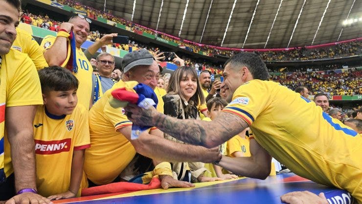 Nicolae Stanciu si tatăl la Euro. Foto: Facebook / Echipa națională a României