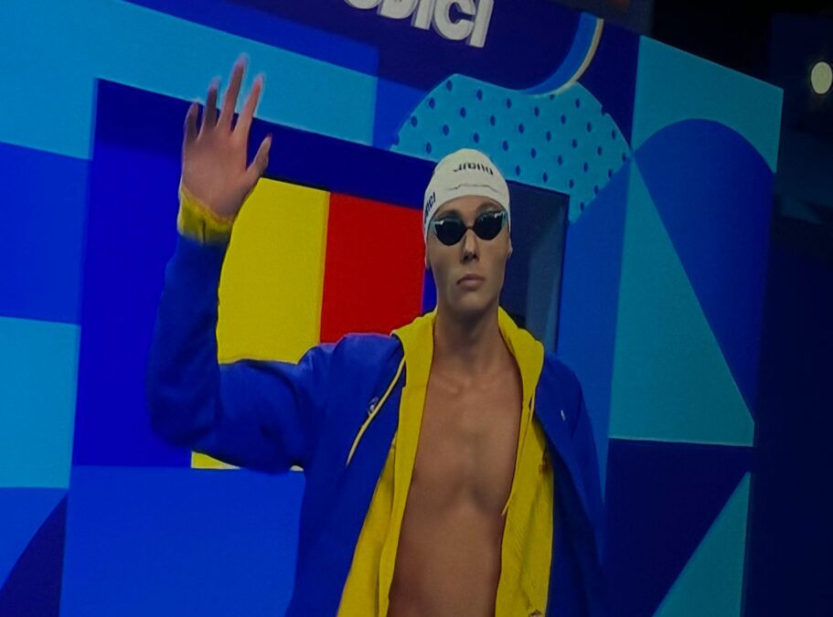 David Popovici a câștigat cursa de 200 de m liber. Prima medalie de aur pentru România 26 david popovici