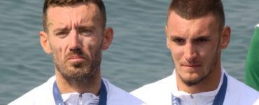 Momente emoționante la Jocurile Olimpice 2024. Cornea și Enache, în lacrimi la intonarea Imnului național 35 Cornea și Enache, în lacrimi la intonarea imnului național. Susa foto: TVR