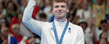 Povestea impresionantă al lui Leon Marchand, francezul "extraterestru" care rescrie istoria la Paris. A luat aurul de două ori în aceeași zi după 124 de ani 36 Leon Marchand. Sursa foto: npr.org