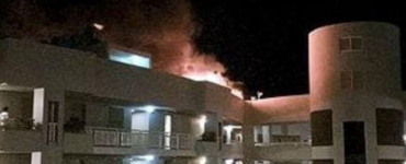 Un elicopter s-a prăbușit pe acoperișul unui hotel de lux. Sursa foto: The Sun