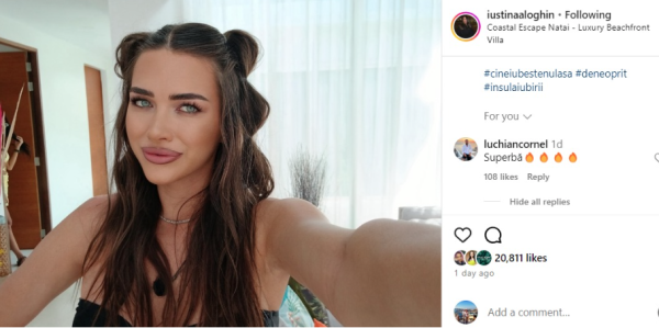 Ce mesaj i-a scris Cornel în mediul online. Sursa foto: Instagram