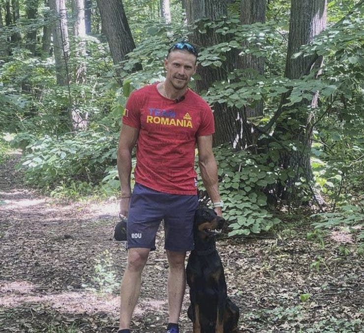 Cătălin Chirilă și câinele său. Foto:Instagram