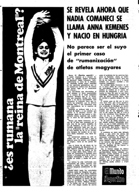 Abia acum s-a aflat! Ce origini are Nadia Comăneci. S-a zvonit că ar purta numele de Anna Kemenes 26 Nadia Comăneci