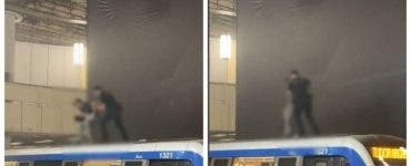 scene-teribile-la-metrou-s-a-urcat-pe-garnitura-de-tren-si-a-refuzat-sa-coboare-desi-au-venit-paznicii-peste-el