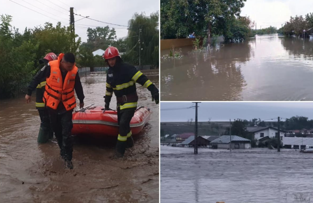 Imaginile groazei după potopul care a lovit România. Sursa foto: Antena3CNN
