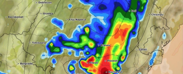 Furtuna Ashley în România. Sursa foto: WXcharts