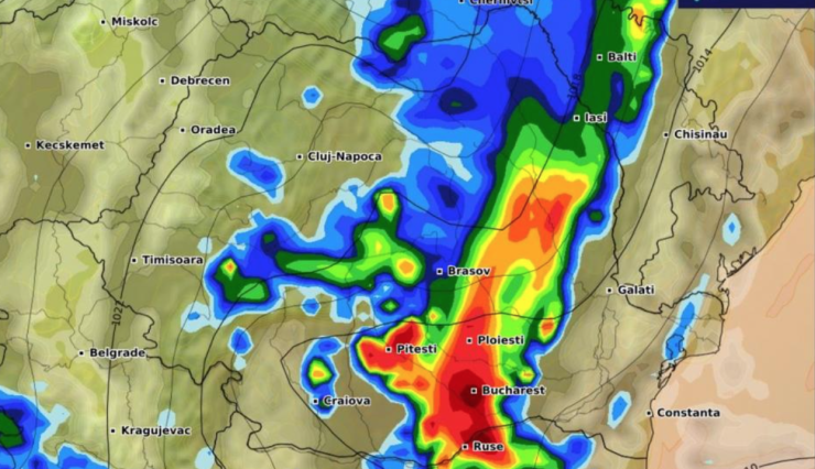 Furtuna Ashley în România. Sursa foto: WXcharts