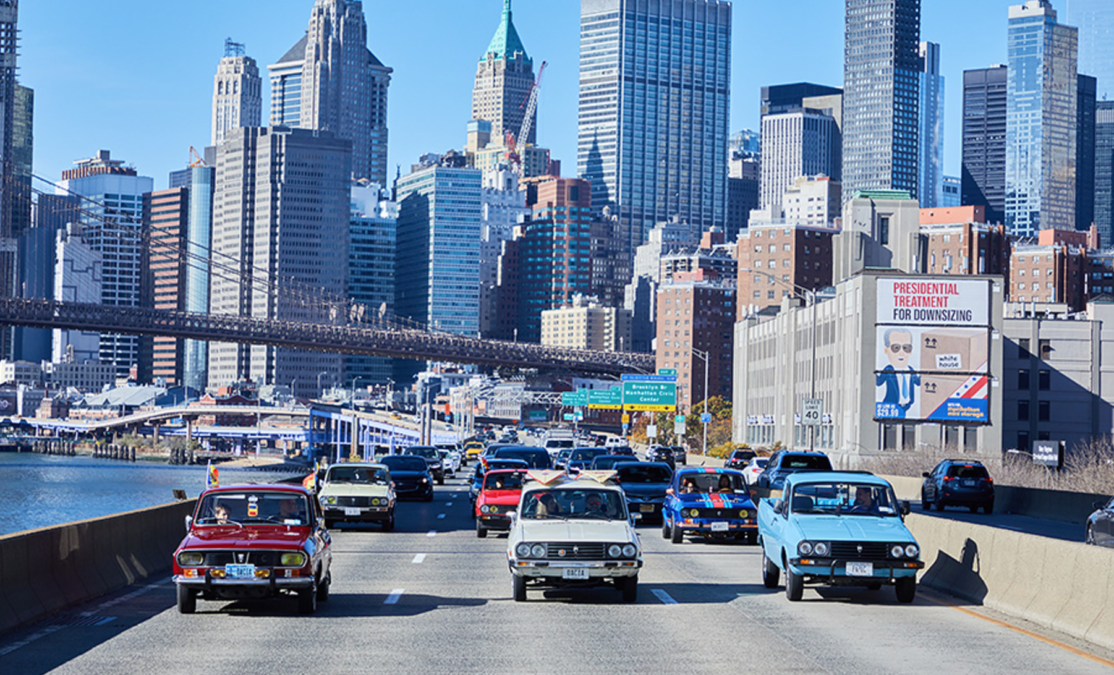 Dacii românești în inima New York-ului. Șapte mașini clasice au făcut spectacol de Ziua Națională 26 Sursă foto: Piataauto.md