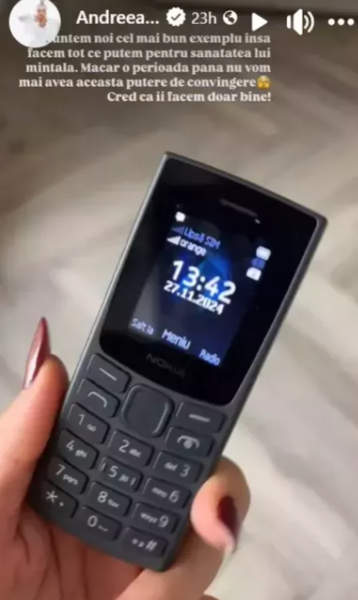 Ce telefon a cumpărat Andreea Bănică pentru fiul său în vârstă de 8 ani. Vedeta a luat o decizie surprinzătoare 26 FOTO: Instagram