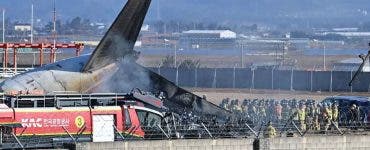 avion prabusit in coreea de sud