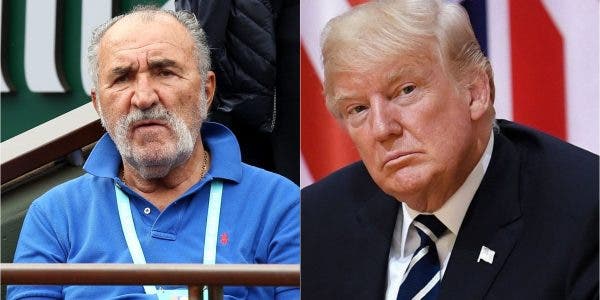 Ion Țiriac și Donald Trump