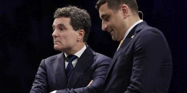 Nicușor Dan și George Simion