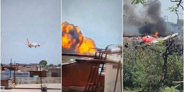Un avion cu 242 de pasageri s-a prăbușit peste un hostel, în India!
