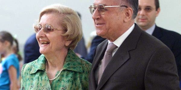 Ion Iliescu și soția sa, Nina