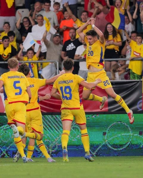 Romania U 19. Foto: Facebook / Echipa națională de fotbal a României