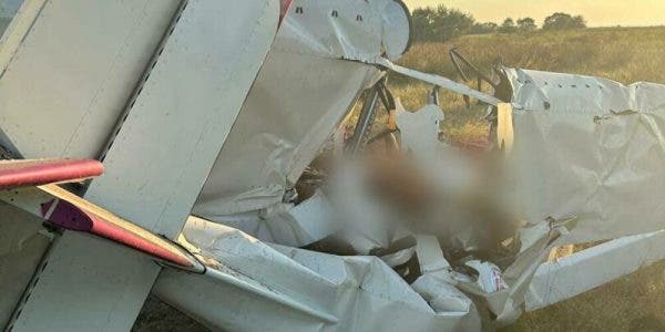 Avion prăbușit Delta Dunării. Foto: ISU Tulcea