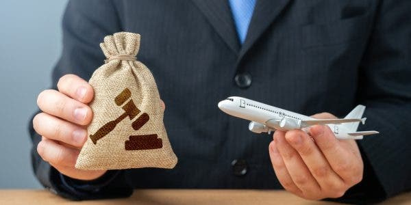 o imagine care ilustreaza procesul de obtinere a despagubirii pentru zbor