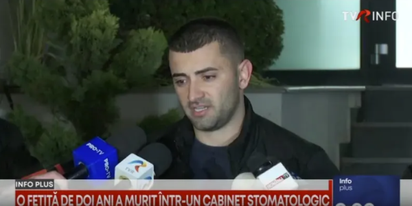 Tată fetiței de 2 ani. Foto: TVR Info