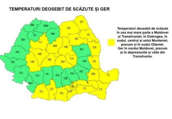 România, sub asediul gerului. ANM anunță minime de -20 de grade 26 SURSA FOTO: ANTENA 3 CNN
