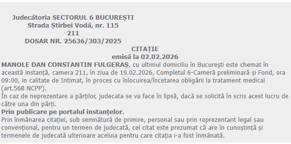 Lovitură dură pentru Fulgy! Băiatul Clejanilor este chemat în fața magistraților 26 Clejani