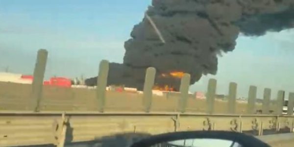 Incendiu Arad. Foto: Antena 3 CNN