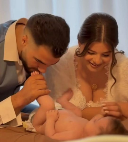 Copilul lui Iancu Sterp și al Denisei Coțolan a primit binecuvântarea. Ce religie au ales cei doi pentru micuțul lor 26 botez