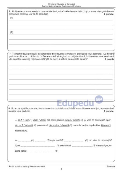 evaluare nationala 2026